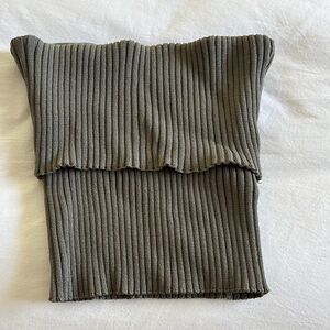 Ribbed Knit Tube Top